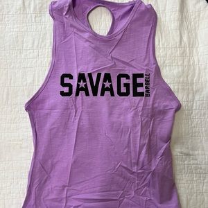 Savage Barbell Tank Top